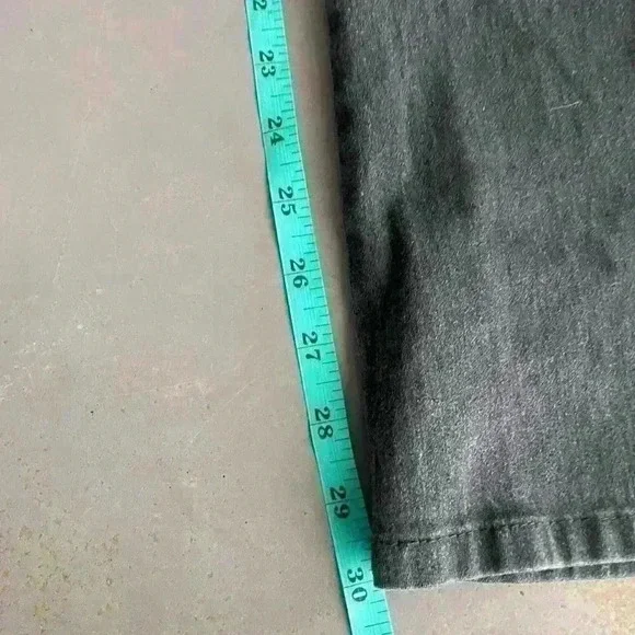 Vintage American Brand Nissi Juniors Gray Pocket Wide Leg Denim Jeans Size 11 - Picture 12 of 12